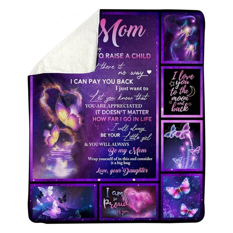 To My Mom - From Daughter - A315 - Premium Blanket-Jolura