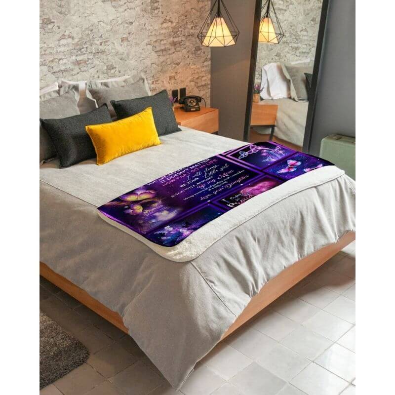 To My Mom - From Daughter - A315 - Premium Blanket-Jolura