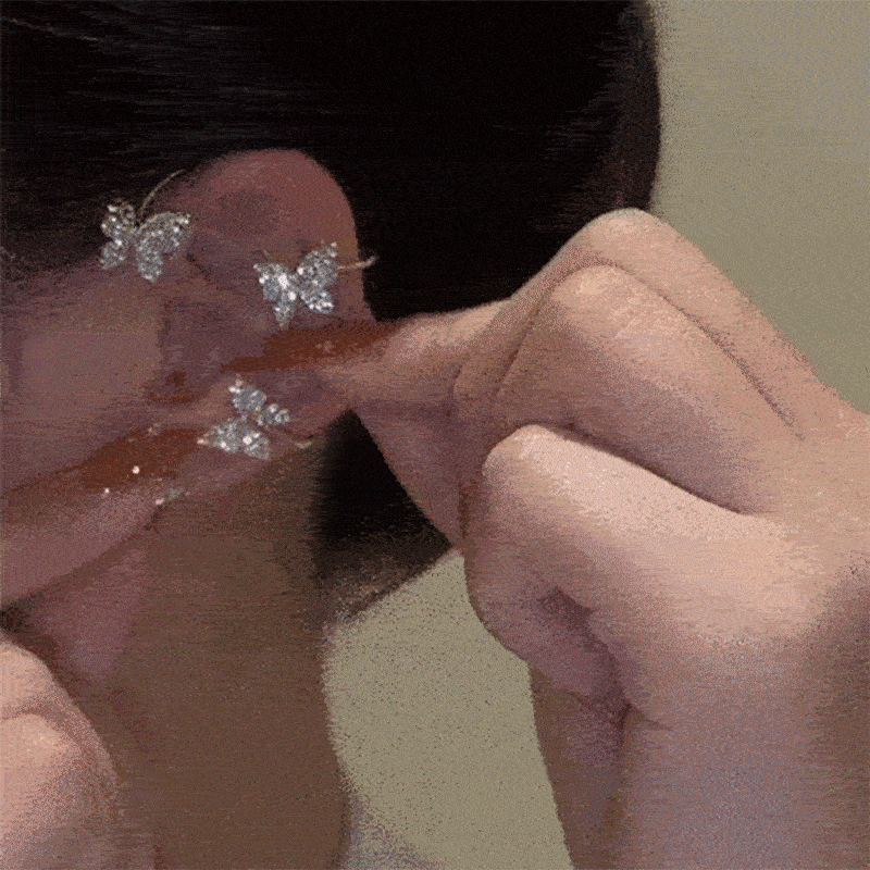 Zircon Butterfly Earrings🔥-Jolura