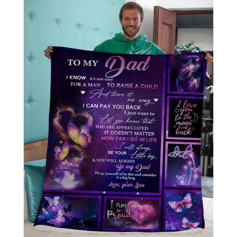 To My Dad - From Son - A315 - Premium Blanket-Jolura