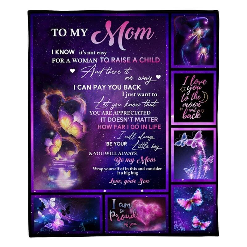 To My Mom - From Son - A315 - Premium Blanket-Jolura