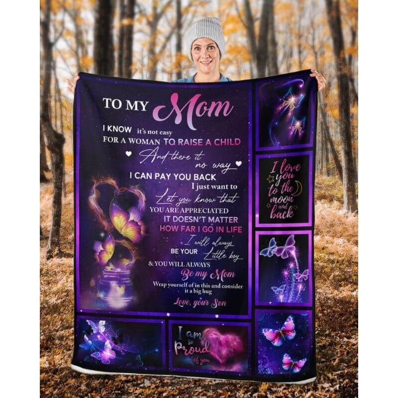 To My Mom - From Son - A315 - Premium Blanket-Jolura