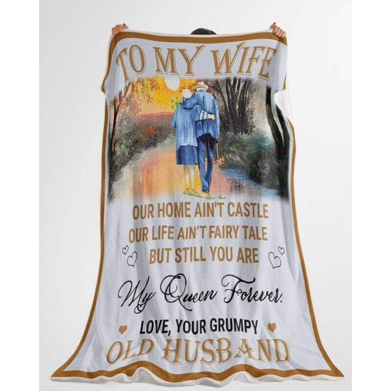 To My Wife - From Husband - A357 - Premium Blanket-Jolura