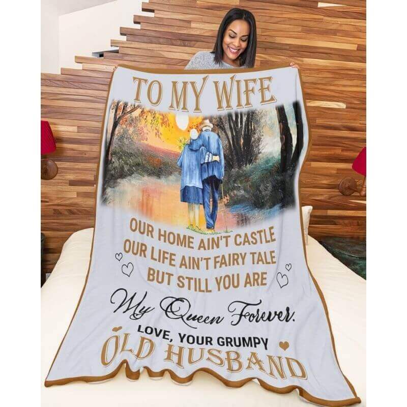 To My Wife - From Husband - A357 - Premium Blanket-Jolura