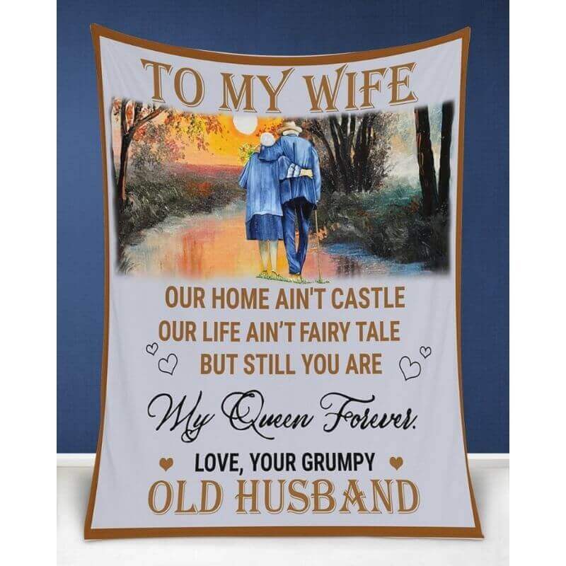 To My Wife - From Husband - A357 - Premium Blanket-Jolura