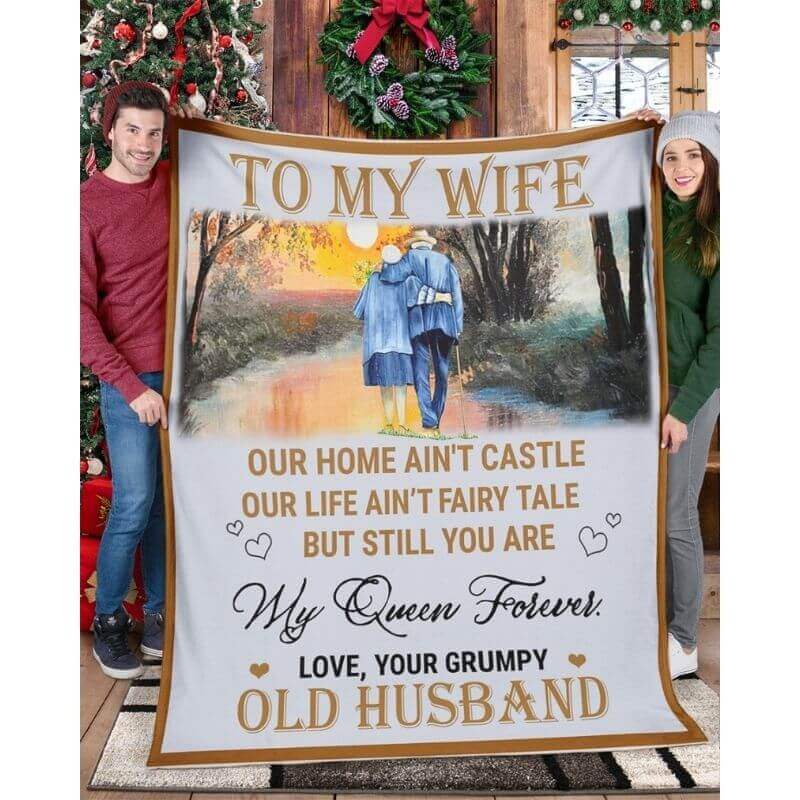 To My Wife - From Husband - A357 - Premium Blanket-Jolura