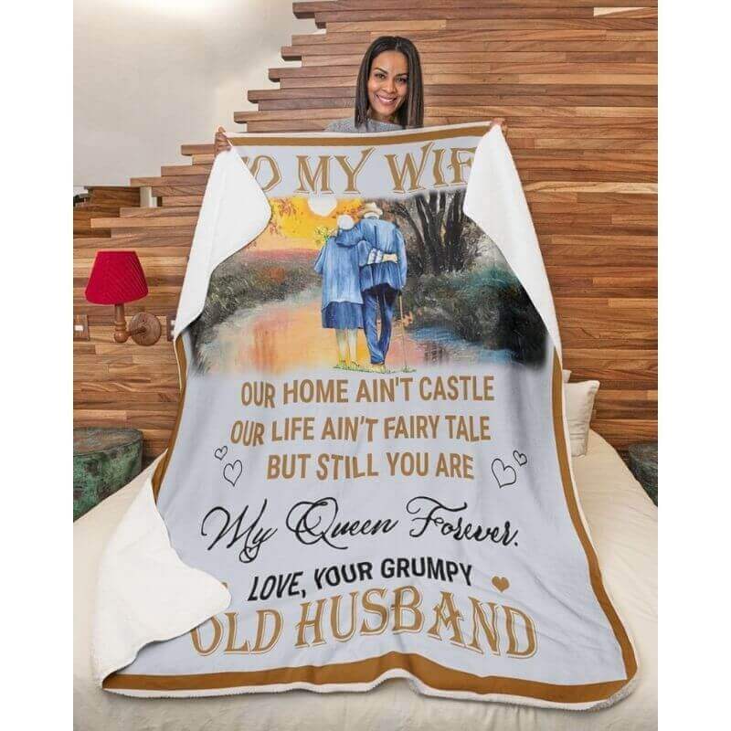 To My Wife - From Husband - A357 - Premium Blanket-Jolura