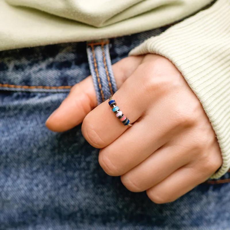 To My Daughter - Beaded Fidget Ring-Jolura