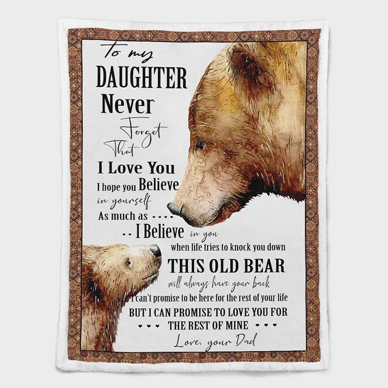 To My Daughter - From Dad - A934 - Premium Blanket-Jolura