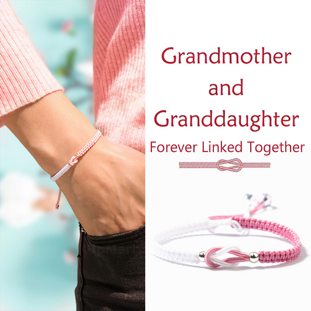 To My Granddaughter - Handmade Braided Bracelet❤-Jolura