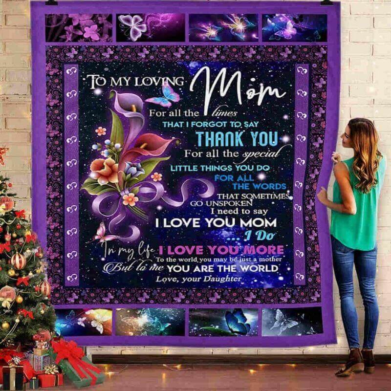 To My Mom - From Daughter  - B099 - Premium Blanket-Jolura