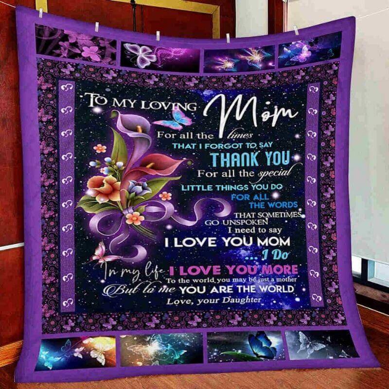 To My Mom - From Daughter  - B099 - Premium Blanket-Jolura