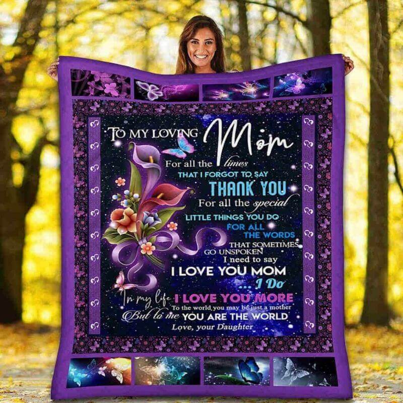 To My Mom - From Daughter  - B099 - Premium Blanket-Jolura
