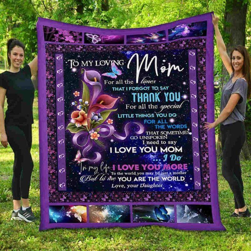 To My Mom - From Daughter  - B099 - Premium Blanket-Jolura