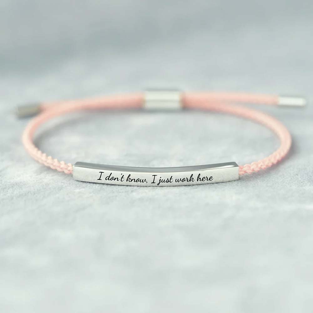 I Don't know I Just Work Here Tube Bracelets-Jolura