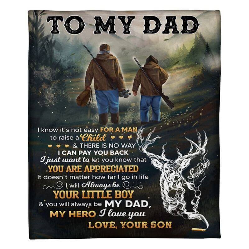 To My Dad - From Son - A366 - Premium Blanket-Jolura