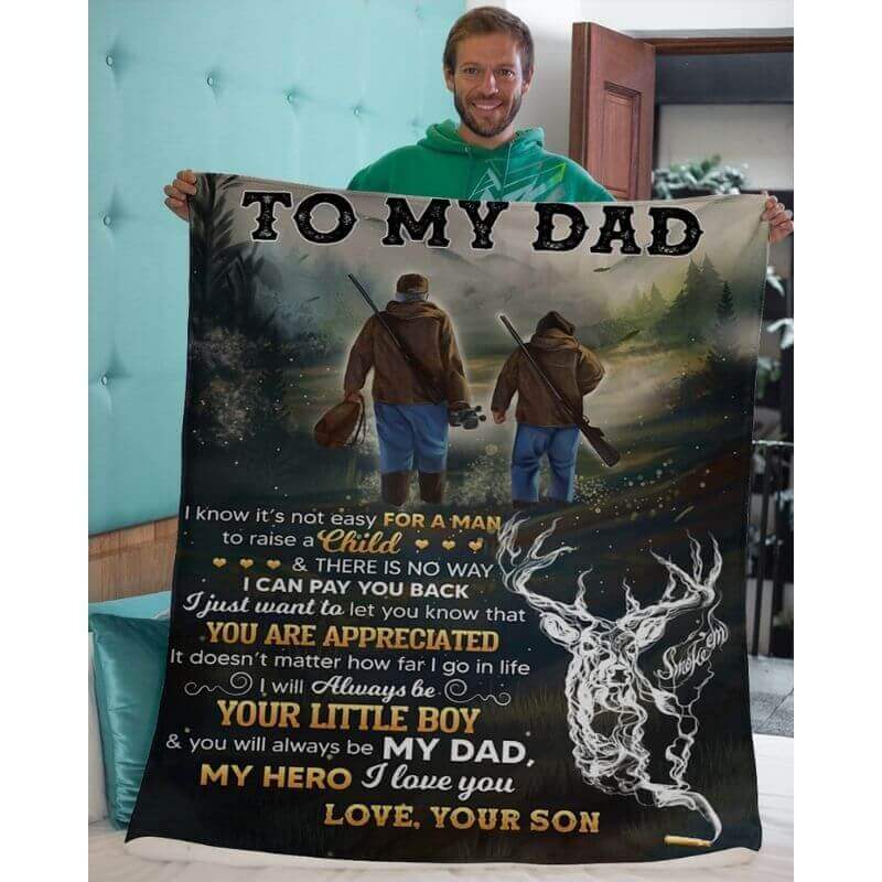 To My Dad - From Son - A366 - Premium Blanket-Jolura