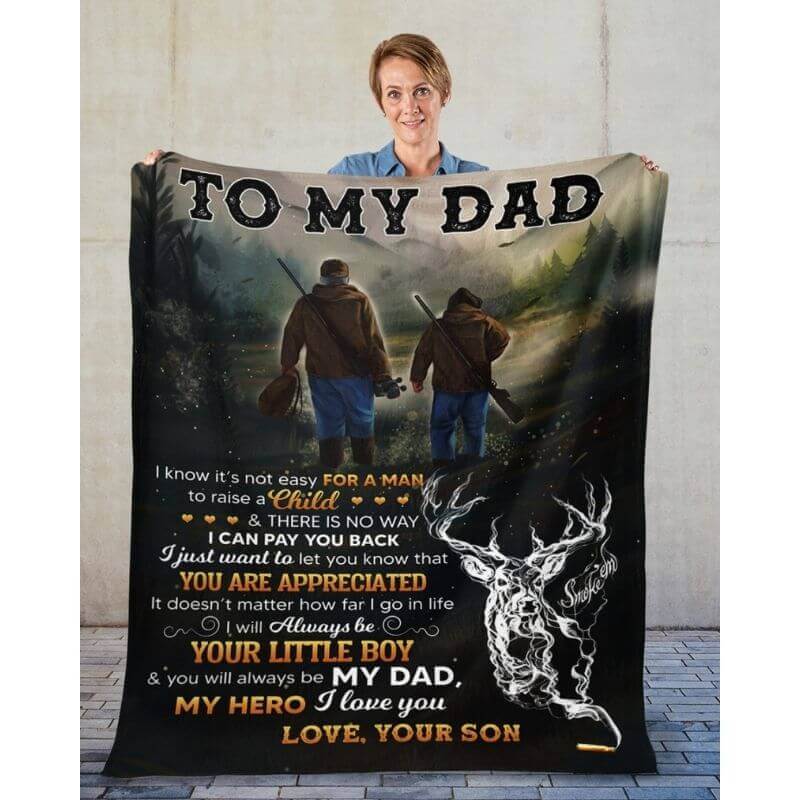 To My Dad - From Son - A366 - Premium Blanket-Jolura