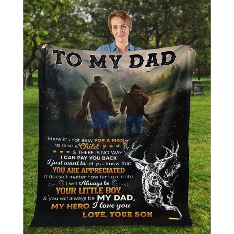 To My Dad - From Son - A366 - Premium Blanket-Jolura