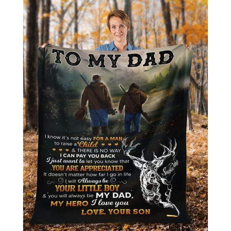 To My Dad - From Son - A366 - Premium Blanket-Jolura