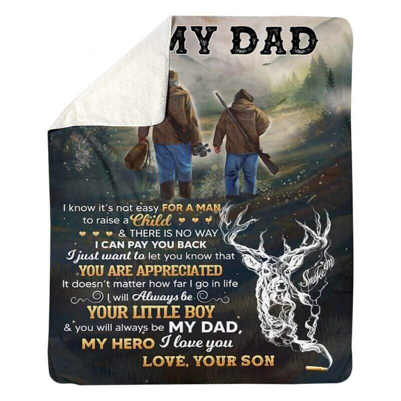 To My Dad - From Son - A366 - Premium Blanket-Jolura