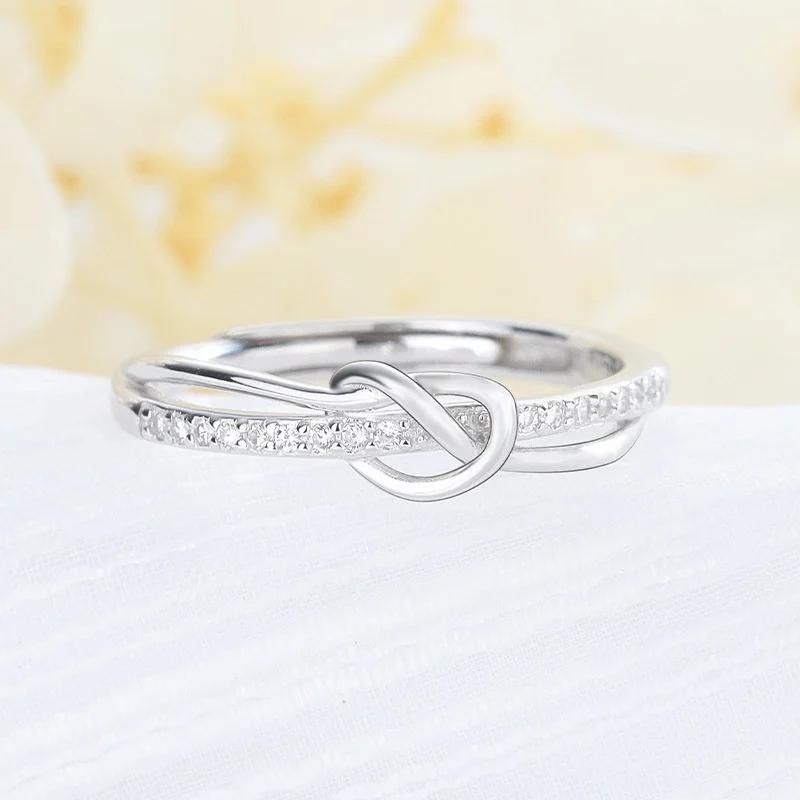 Mother & Daughter 👩👧 Bond Double Band Knot Ring💕-Jolura