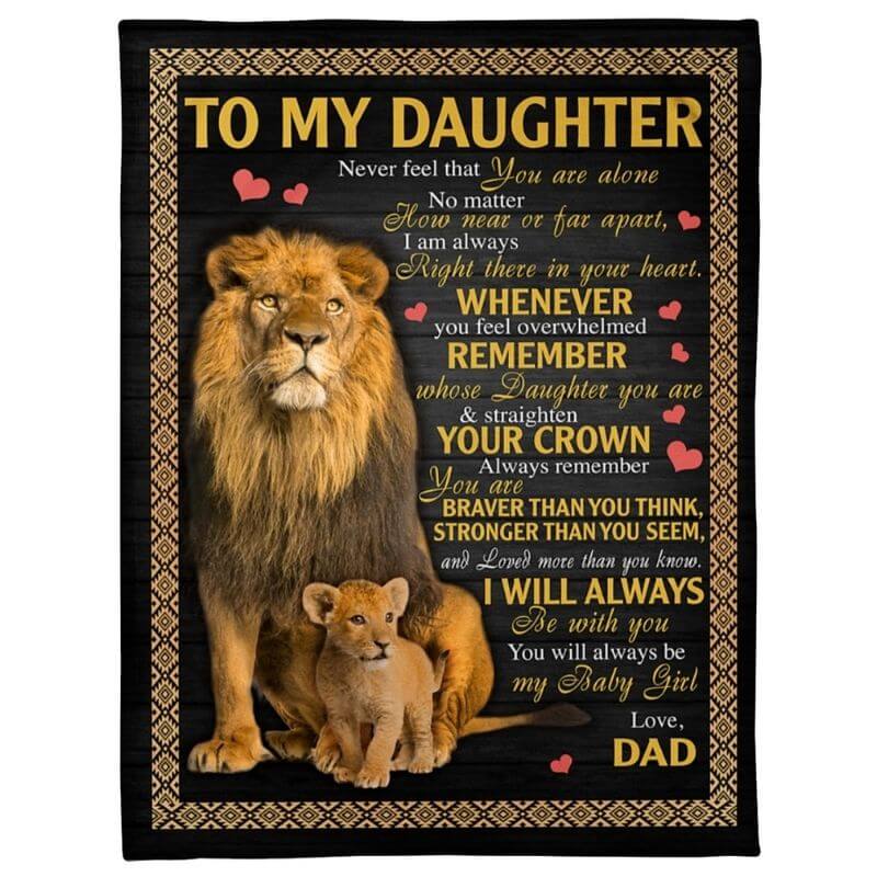 To My Daughter - From Dad - A385 - Premium Blanket-Jolura