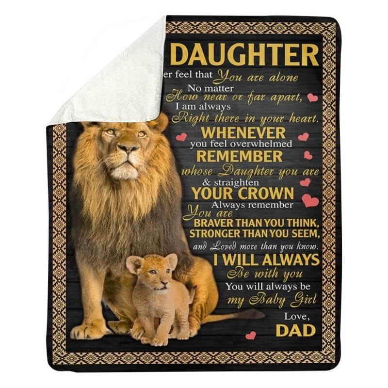 To My Daughter - From Dad - A385 - Premium Blanket-Jolura