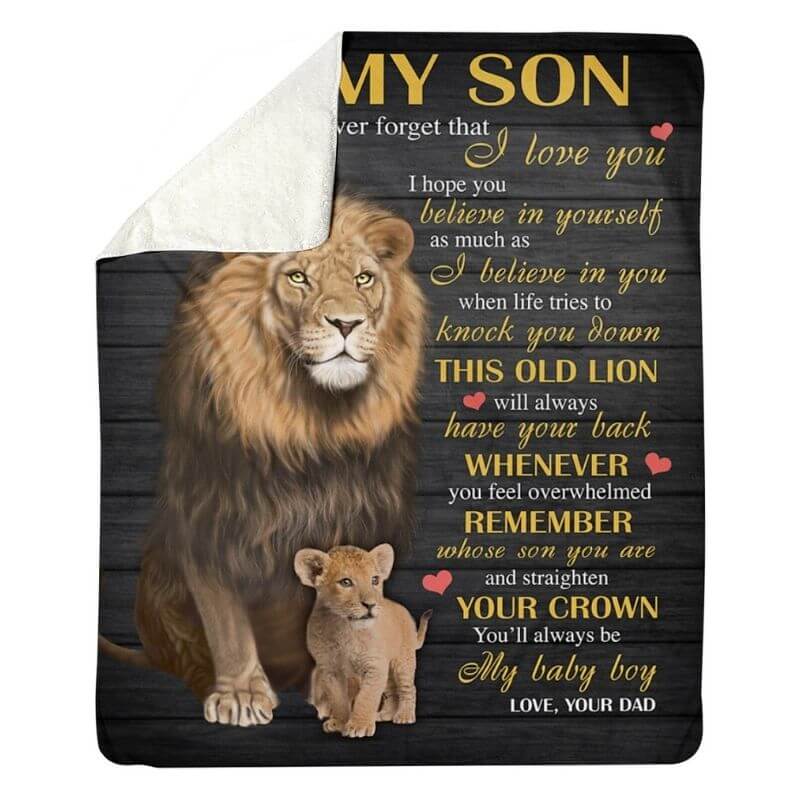 To My Son - From Dad - A384 - Premium Blanket-Jolura