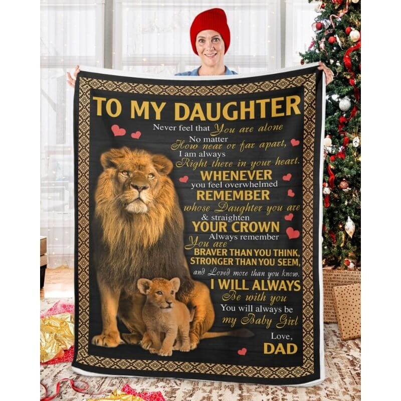 To My Daughter - From Dad - A385 - Premium Blanket-Jolura
