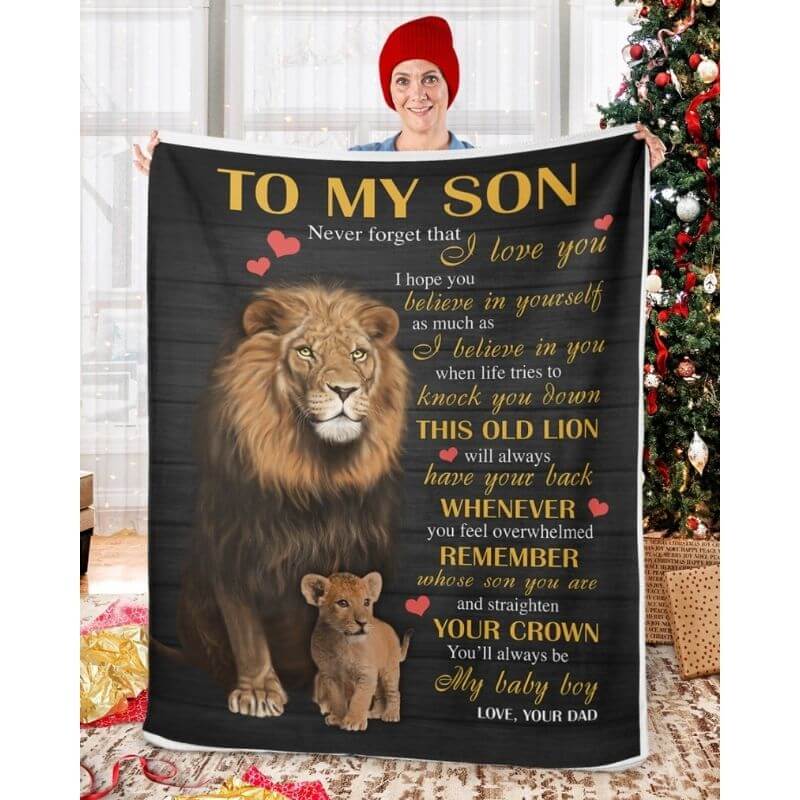 To My Son - From Dad - A384 - Premium Blanket-Jolura