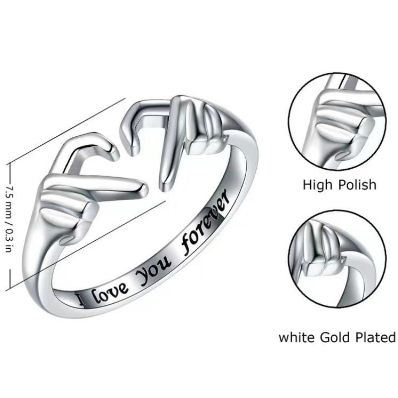 To My Beautiful Daughter - I Love You Forever Ring-Jolura