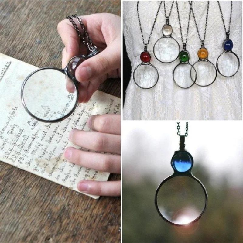 To My Mom - Magnifying Glass Pendant Necklace-Jolura