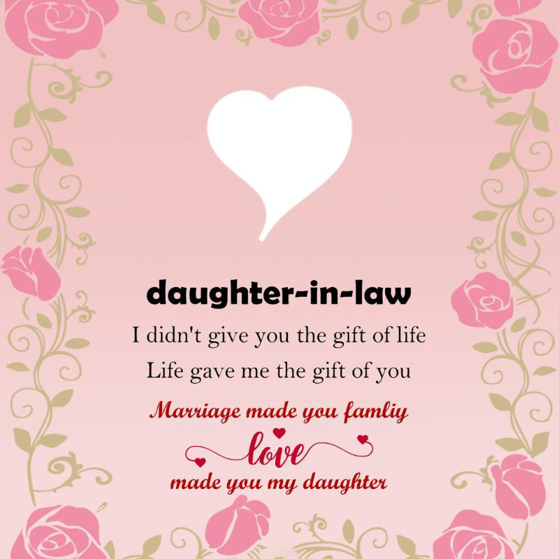 To My Daughter-in-law - Marriage Made You Family Love Made You My Daughter - Adjust Bracelet-Jolura
