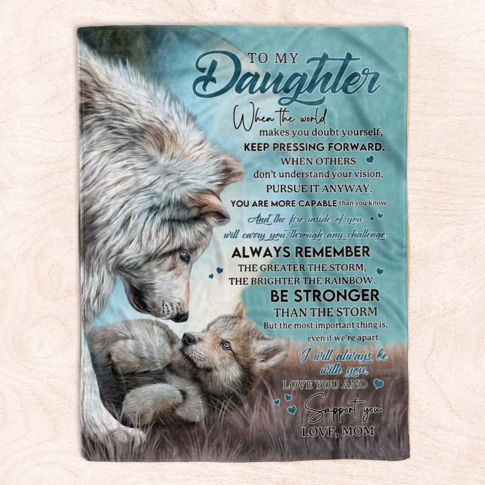 Be Stronger Than The Storm - Premium Blanket - A246-Jolura