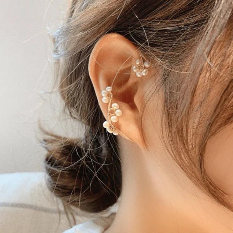 Vintage Pearl Earrings-Jolura