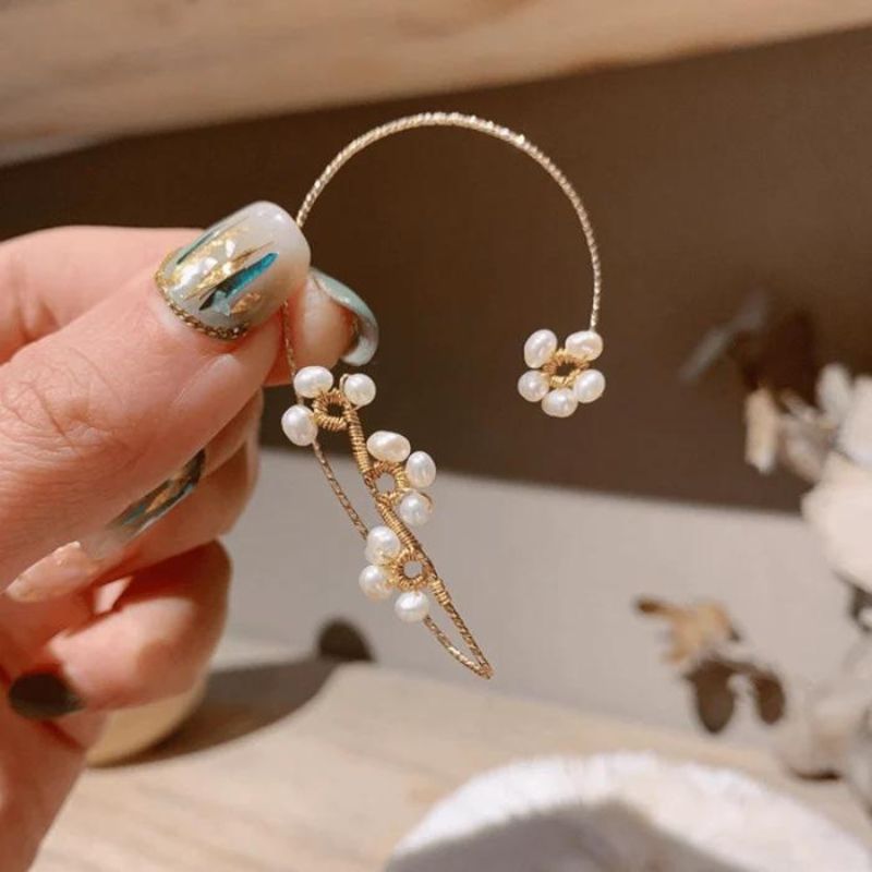 Vintage Pearl Earrings-Jolura
