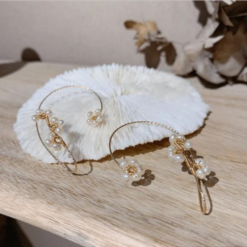 Vintage Pearl Earrings-Jolura