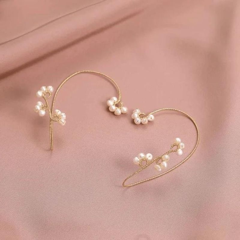 Vintage Pearl Earrings-Jolura