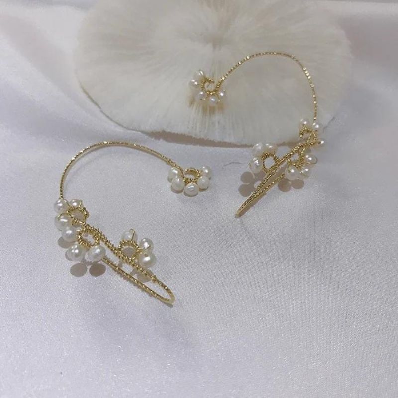 Vintage Pearl Earrings-Jolura
