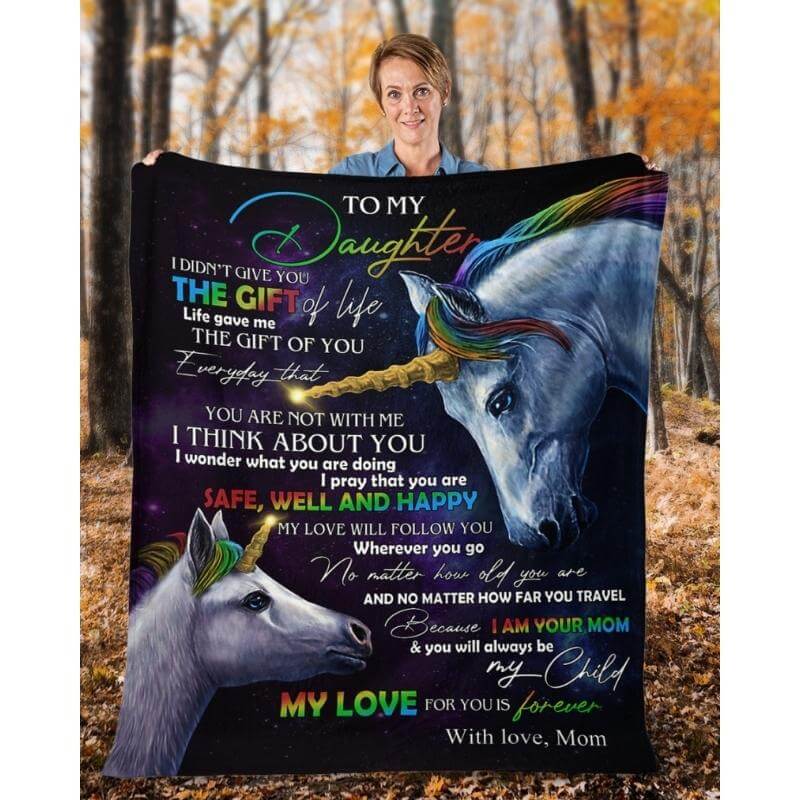 To My Daughter - From Mom - A318 - Premium Blanket-Jolura
