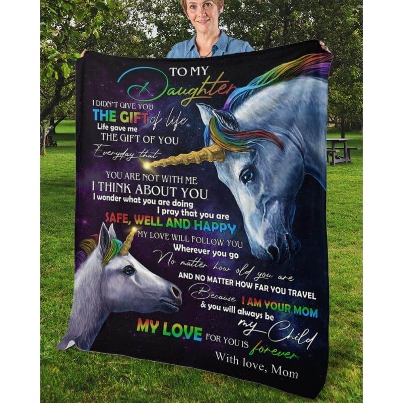 To My Daughter - From Mom - A318 - Premium Blanket-Jolura
