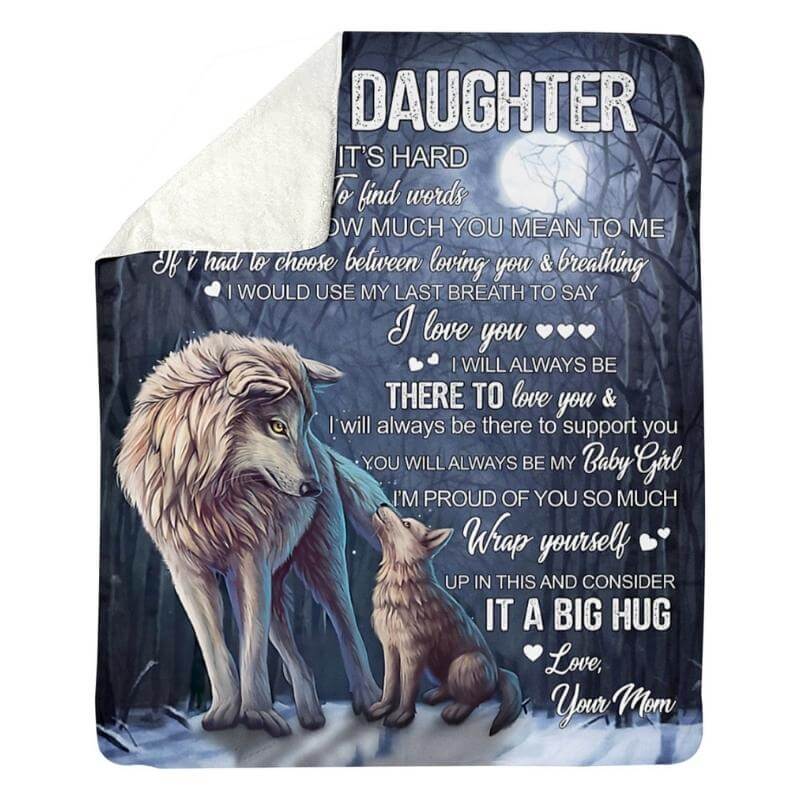 To My Daughter - From Mom - A323 - Premium Blanket-Jolura