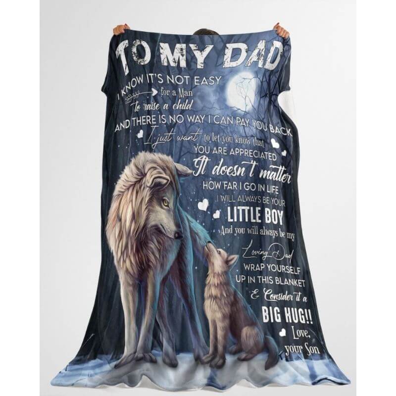 To My Dad - From Son  - A371 - Premium Blanket-Jolura
