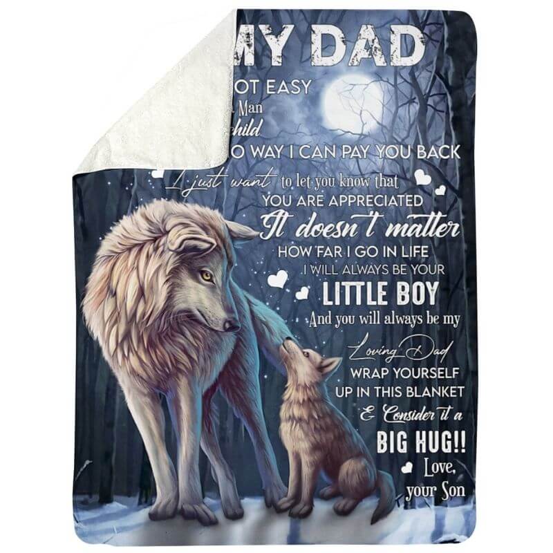 To My Dad - From Son  - A371 - Premium Blanket-Jolura