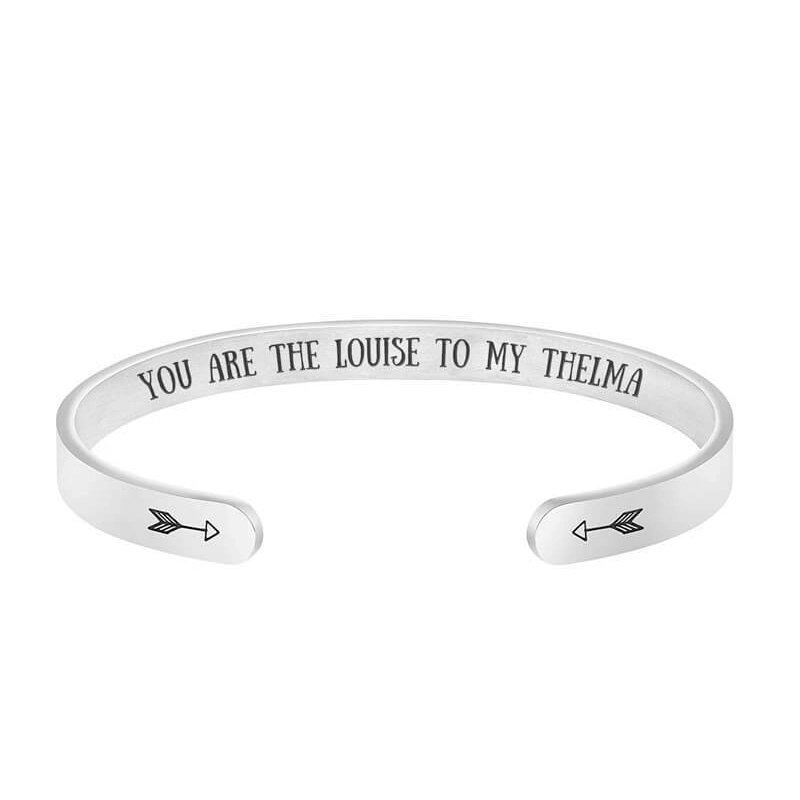 "You Are The Louise To My Thelma" & "You Are The Thelma To My Louise" Bracelet-Jolura