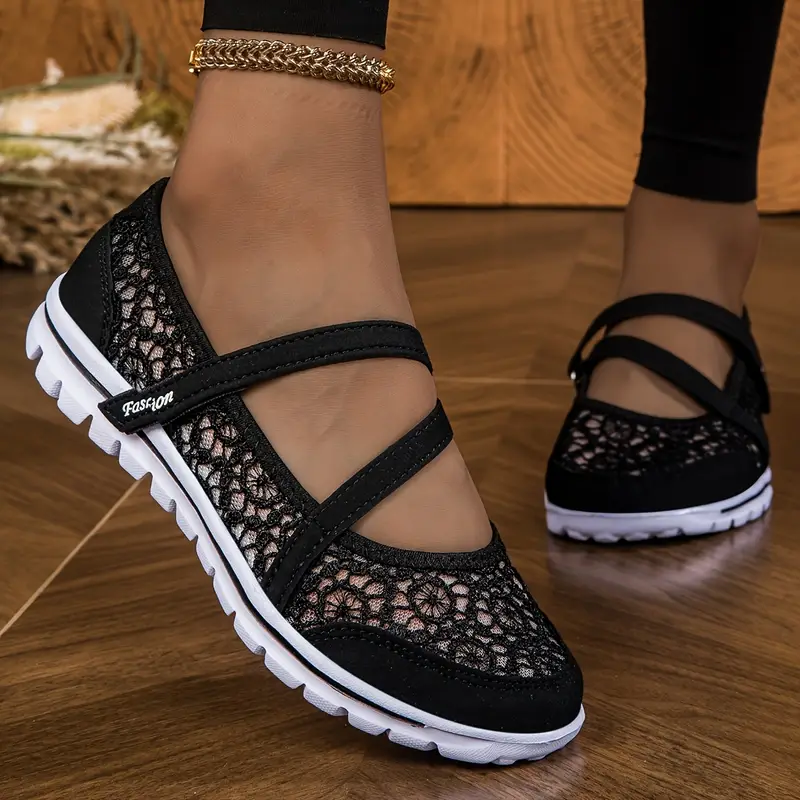Women's Elegant Lace Breathable Slip On Orthopaedic Sneakers