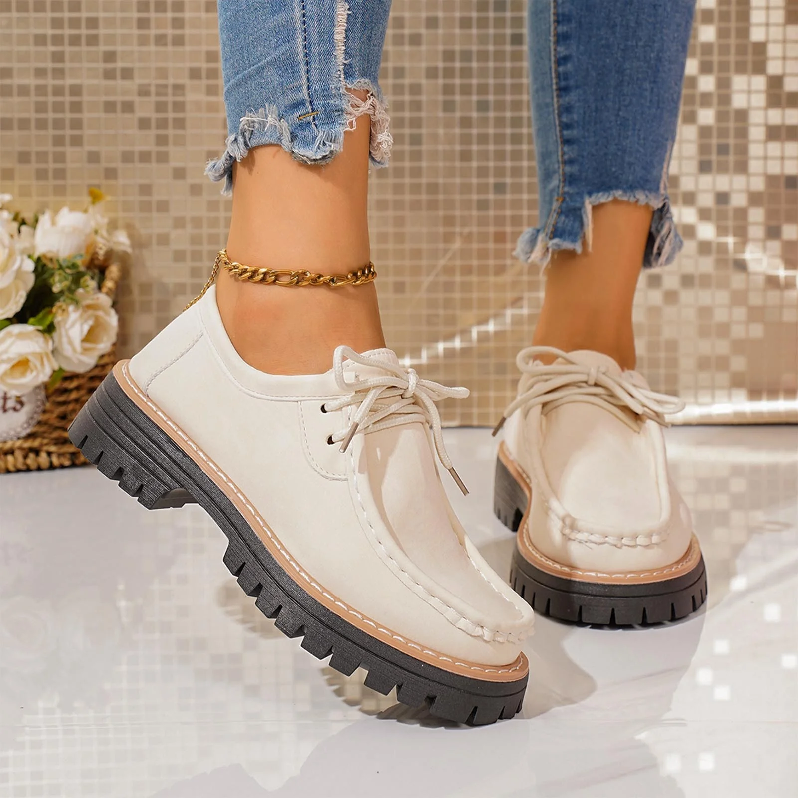 Women's Casual Retro Suede Loafers