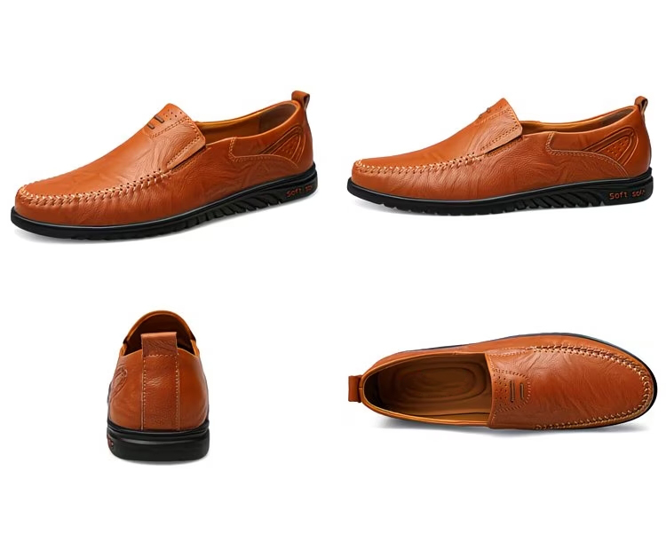 Men's Casual Slip-On Leather Loafers