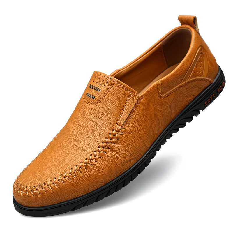 Men's Casual Slip-On Leather Loafers